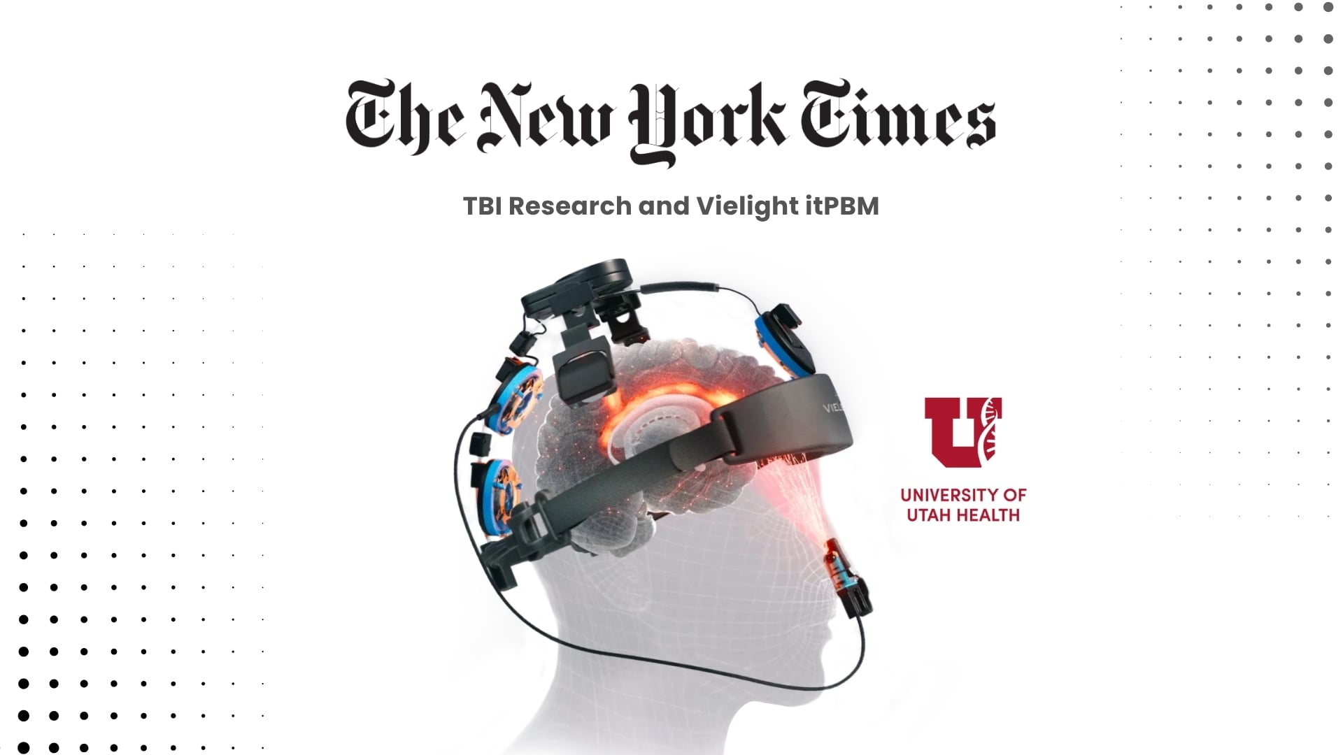 New York Times Feature: TBI Research with Vielight itPBM